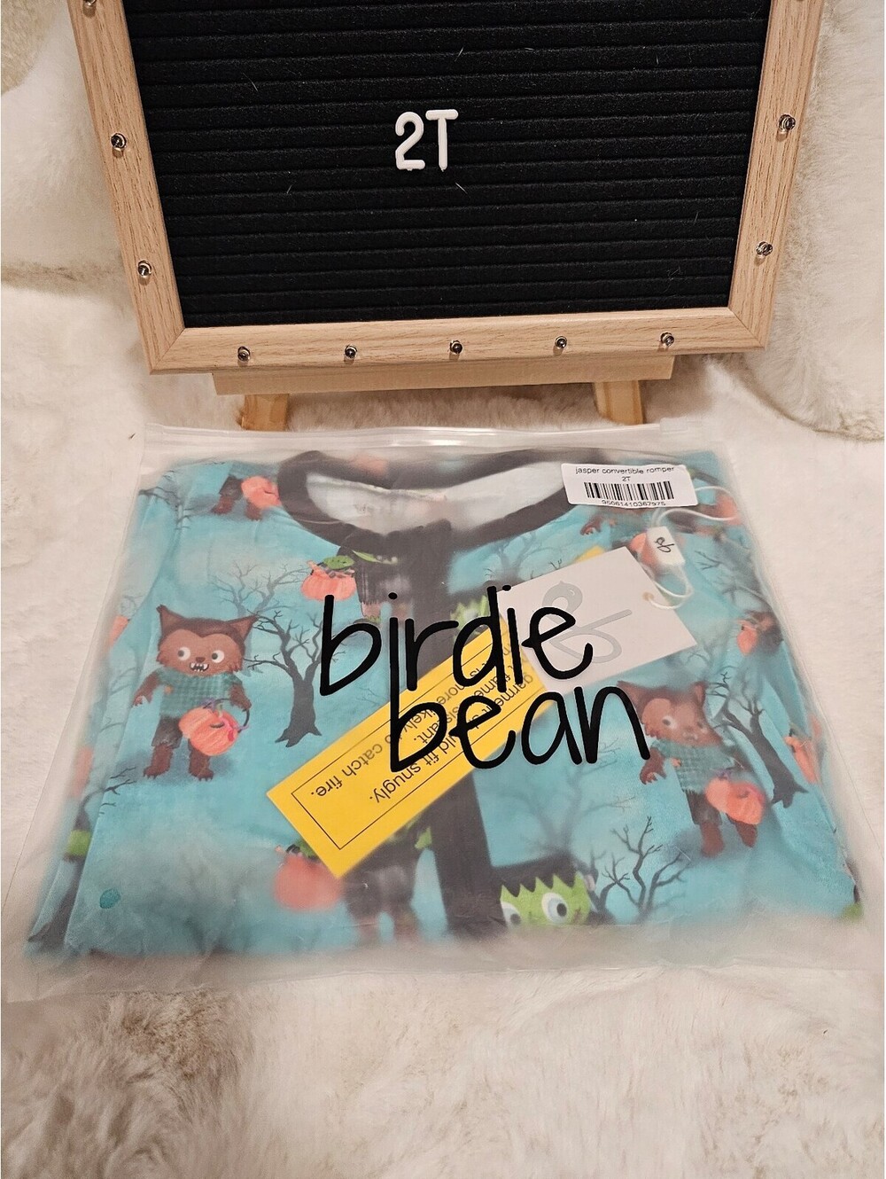 NiB Birdie Bean Halloween zippy